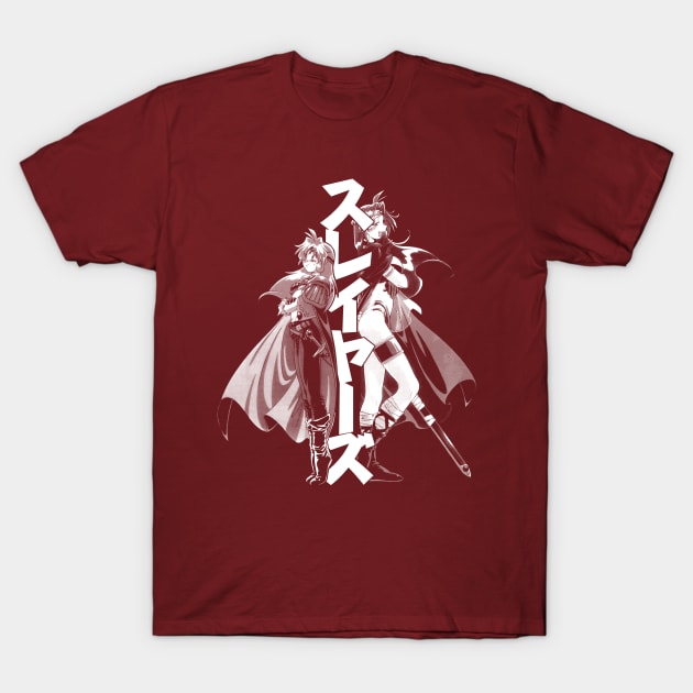 Witch Sisters (white) T-Shirt by geekingink